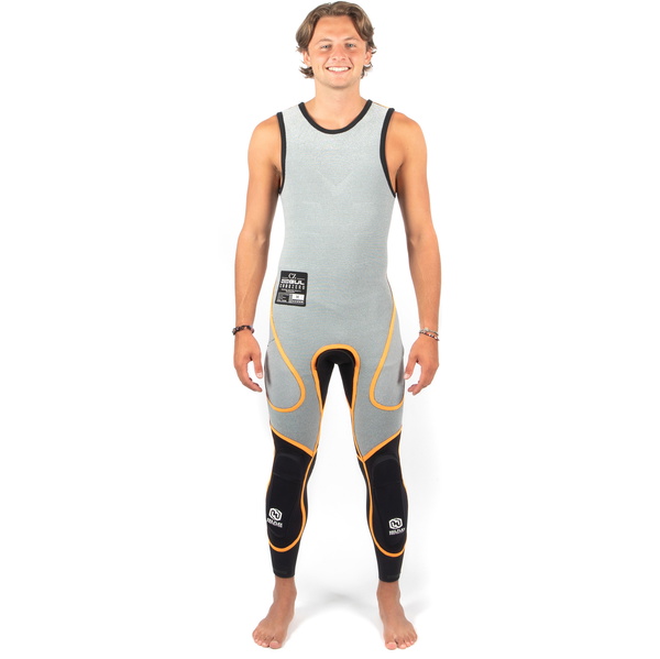 2026 Gul Mens Code Zero 3/2mm GBS Long John Wetsuit CZ4207/C2 -Black